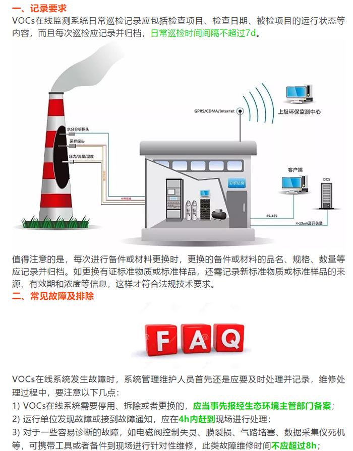 VOCs在線(xiàn)監(jiān)測(cè)系統(tǒng)日常運(yùn)行管理要求如何？